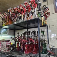 قلیان تنه برنجی قهوه خانه