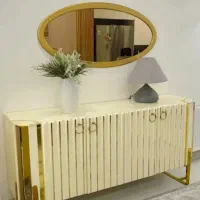 میز شیش نفره همراه با کنسول ارایش