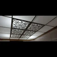 سقف مجازی سالم سفید  اندازه ۳در۳ و۶ عدد طرح دار