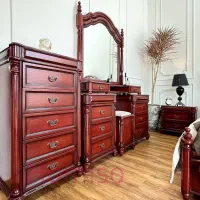 سرویس تخت خواب دونفره مدل یو*نانی(تمام چوب)|تخت و سرویس خواب|تهران, شهرک طالقانی|دیوار