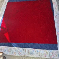 لحاف کرسی دست دوز مخمل