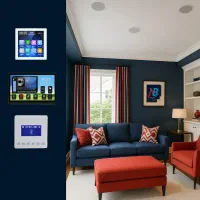 تاچ پنل ۴ کانال مخصوص اسپیکر سقفی