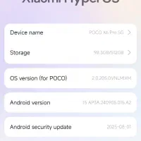 poco x6pro 5G 512g ram12|موبایل|میاندوآب, |دیوار