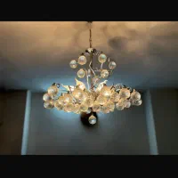 لوستر کریستالی|لوستر و چراغ آویز|خمینی‌شهر, |دیوار