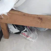 تخت چوبی قدیمی|تخت و سرویس خواب|بابل, |دیوار