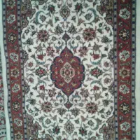 فرش دست بافت زرونیم نقشه شاه عباسی