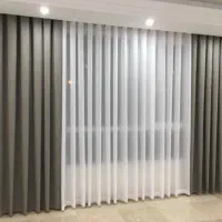 پرده‌زبرا‌وشید.پرده‌ پانچ‌ .مینیمال.حریر