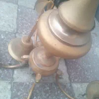 لوستر برنزی برنجی|لوستر و چراغ آویز|شیراز, ریاستی|دیوار