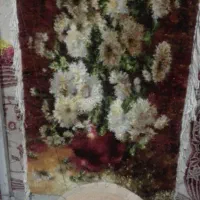 دار قالی بهمراه نقشه و نخ