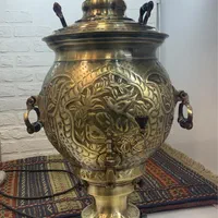 سماور گازی /برقی /برنجی / ۵۰ / ۸۰|سماور، چای‌ساز، قهوه‌ساز|تهران, بازار|دیوار
