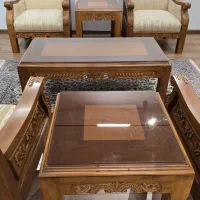مبل نئو کلاسیک چوب گردو و ناهارخوری ساده تمام گردو|مبلمان خانگی و میز عسلی|تهران, ونک|دیوار