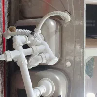 سینک ظرف شوی|آب‌چکان و نظم‌دهنده ظروف|بروجرد, |دیوار