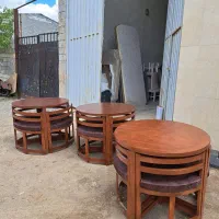 میز نهار خوری گردتولیدی میلاد ۹۸