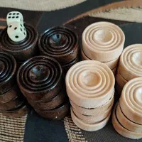 تخته نرد چوب گردو دست ساز|اسباب‌‌بازی|رودسر, |دیوار
