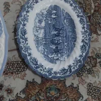 پایه برنجی دو عدد و دیس قلم ابی|کلکسیون اشیاء عتیقه|مشهد, آزادشهر|دیوار