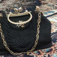 کیف بافتنی در حد نو تمیز