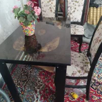 میز و صندلی غذاخوری 4نفره در حد نو|میز و صندلی غذاخوری|خرمآباد, |دیوار