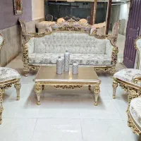 مبل کلاسیک سلطنتی استیل راش فرانسوی|مبلمان خانگی و میز عسلی|تهران, شهرک ولیعصر شمالی|دیوار