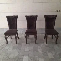صندلی نهار خوری ۳ عدد بدونه میز نهار خوری