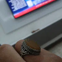 انگشتر نقره  نوشته چشم زخم