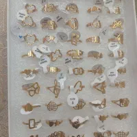 انگشتر های استیل رنگ ثابت