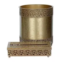 ست سطل زباله و دستمال کاغذی