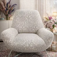 صندلی تک راحتی طرح داماسک