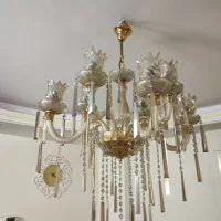 لوستر شامپاینی کریستالی