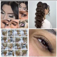 آف آموزشی و خدمات میکاپ شنیون مژه