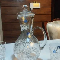 پارچ و لیوان عتیقه با قدمت بالای 60