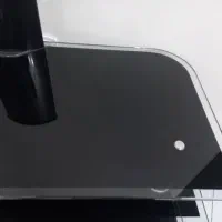 میز تلویزیون شیشه ای مشکی