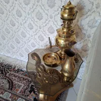 سماور زغالی برنجی