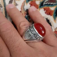 انگشتر نقره قلم کاری|جواهرات|کرمانشاه, |دیوار