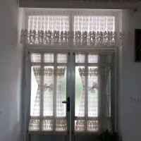 پرده همراه با کتیبه|پرده، رانر، رومیزی|ضیابر, |دیوار