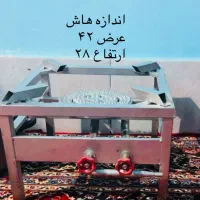 گاز زمینی یا همون پلو جوش و سه عدد قابلمه نو