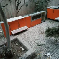 کابینت بدنه‌ فلزی درب ام دی اف باسینگ وشیر