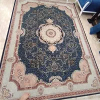 فرش۹متری سرمه ای ساوین|فرش|فومن, |دیوار