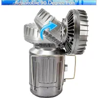 چراغ کمپینگ خورشیدی دارای پنکه و پاوربانک|کوهنوردی و کمپینگ|کرج, عظیمیه|دیوار