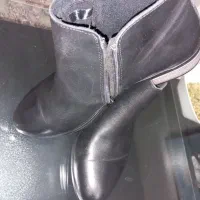 نیم بوت چرم طبیعی نو