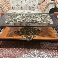۲ دست مبل و دو میز وسط سالم|مبلمان خانگی و میز عسلی|تنکابن, |دیوار