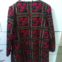 مانتو مجلسی سوزن دوزی مخمل مناسب یلدا 42-44-46|لباس|تهران, آهنگ|دیوار