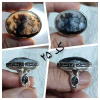 انگشتر نقره و طلا شجر قائن زمرد الماس یاقوت زبرجد|جواهرات|ری, فیروزآبادی|دیوار