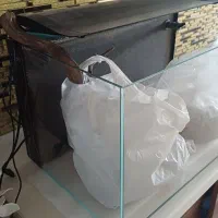 آکواریوم با تمام لوازم|لوازم جانبی حیوانات|رشت, جانبازان|دیوار