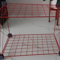 قفسه مشبک فلزی کتاب و لوازم تحریر