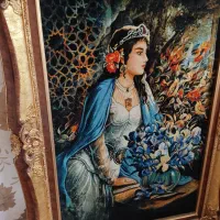 تابلو فرش دست بافت زیبا درجه یک|تابلو فرش|تهران, اختیاریه|دیوار