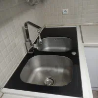 سینک ظرفشویی شیشه ای بدون شیر