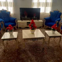 مبل ۷ نفره آبی|مبلمان خانگی و میز عسلی|وحیدیه, |دیوار