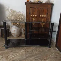 میز تلویزیون شیشه ای