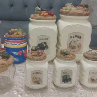 جاادویه/ظرف چای وقندوشکر/جا قاشقی