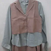 ست سه تیکه جلیغه و دامن و شومیز ( نو) ۱۵۰۰